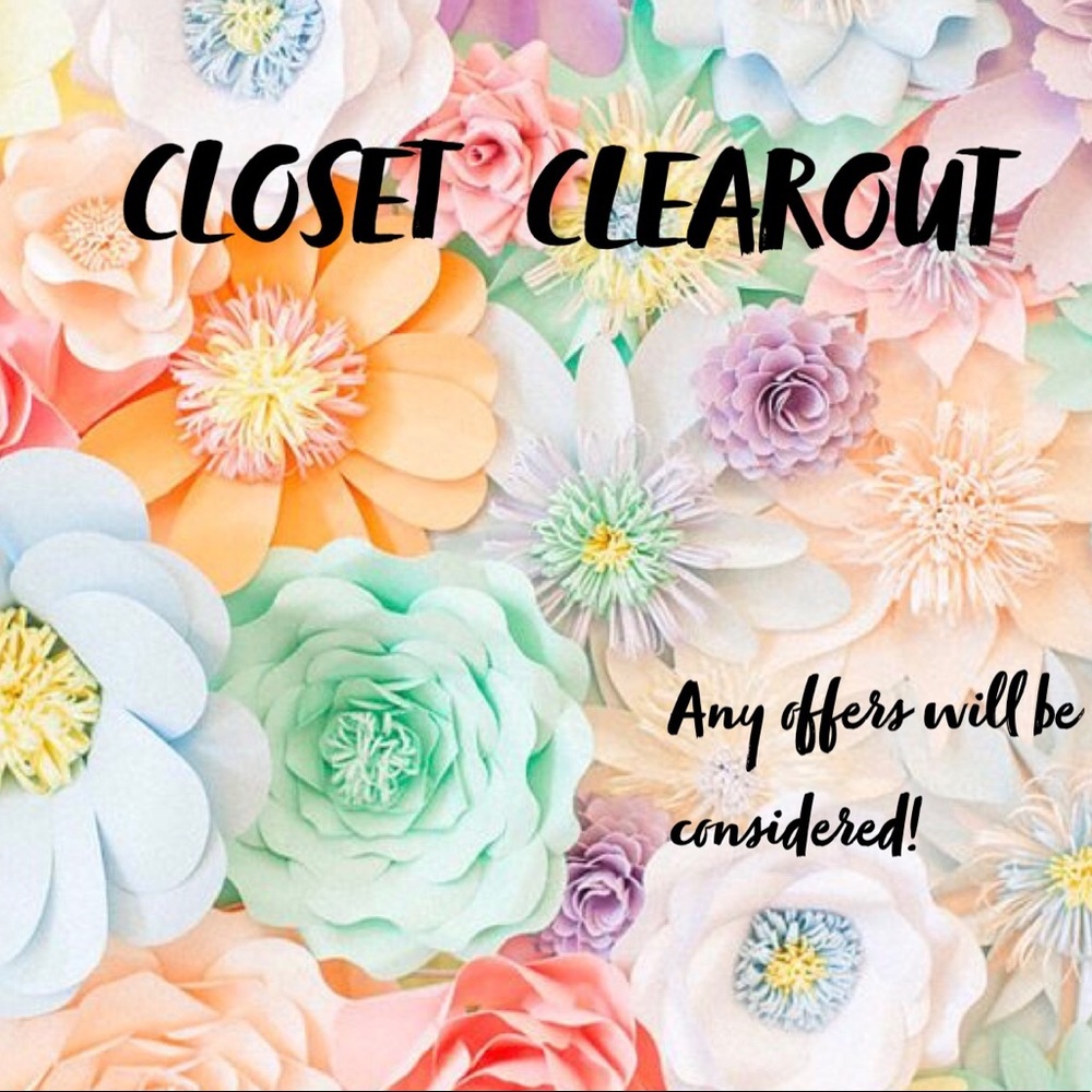 Clear my closet!!😍😍